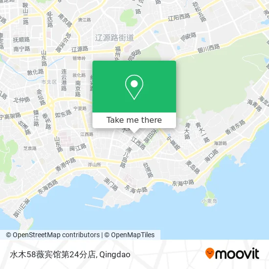 水木58薇宾馆第24分店 map
