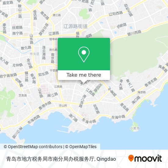 青岛市地方税务局市南分局办税服务厅 map