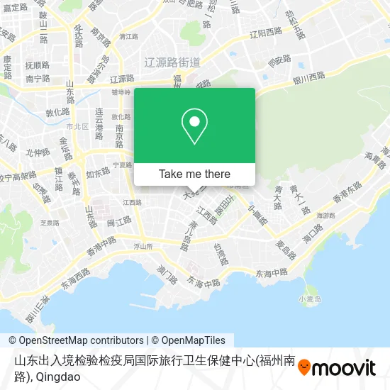 山东出入境检验检疫局国际旅行卫生保健中心(福州南路) map
