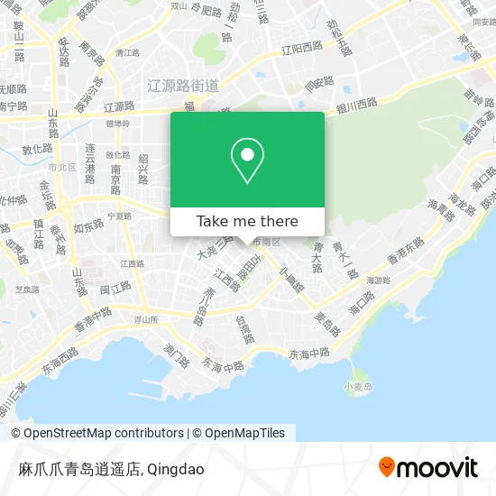 麻爪爪青岛逍遥店 map