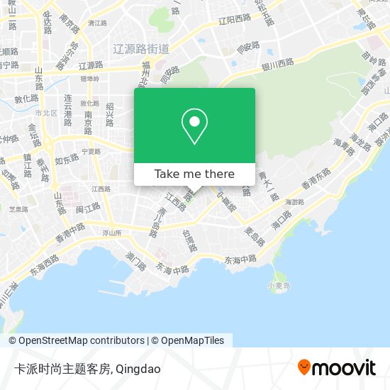 卡派时尚主题客房 map