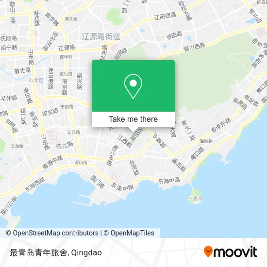 最青岛青年旅舍 map