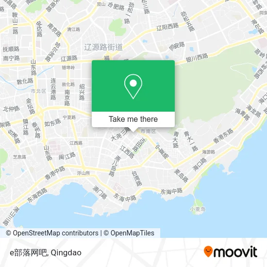 e部落网吧 map
