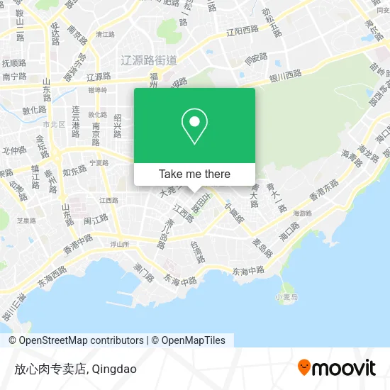 放心肉专卖店 map