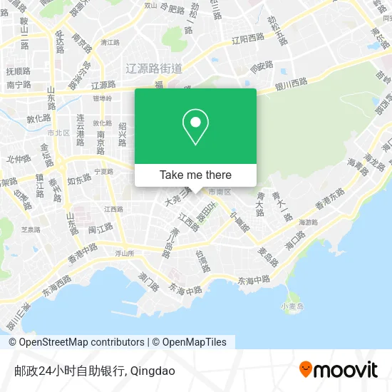 邮政24小时自助银行 map