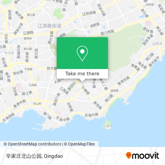 辛家庄北山公园 map