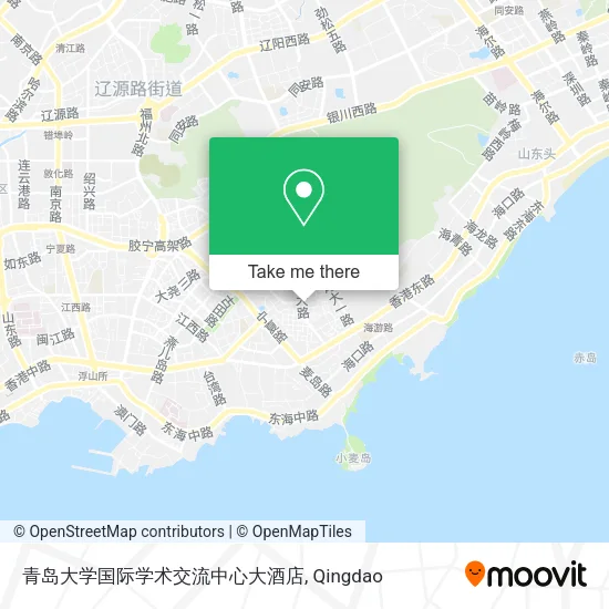 青岛大学国际学术交流中心大酒店 map