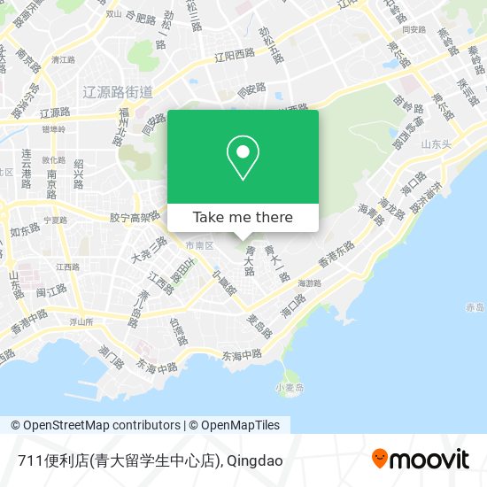 711便利店(青大留学生中心店) map