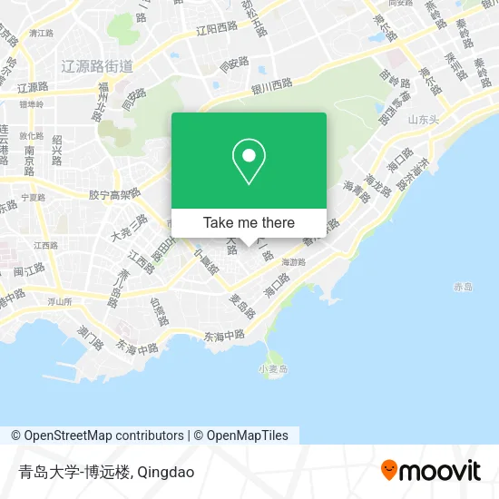 青岛大学-博远楼 map