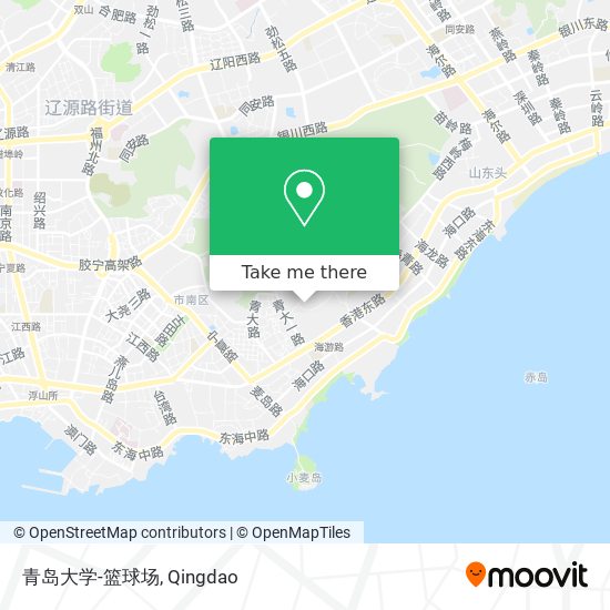 青岛大学-篮球场 map