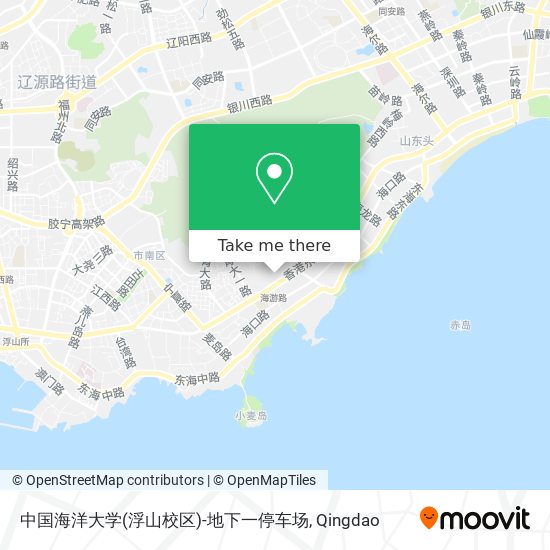中国海洋大学(浮山校区)-地下一停车场 map