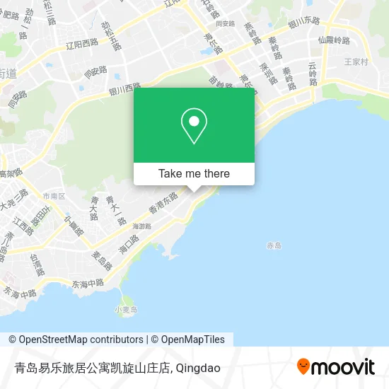 青岛易乐旅居公寓凯旋山庄店 map