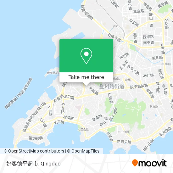 好客德平超市 map