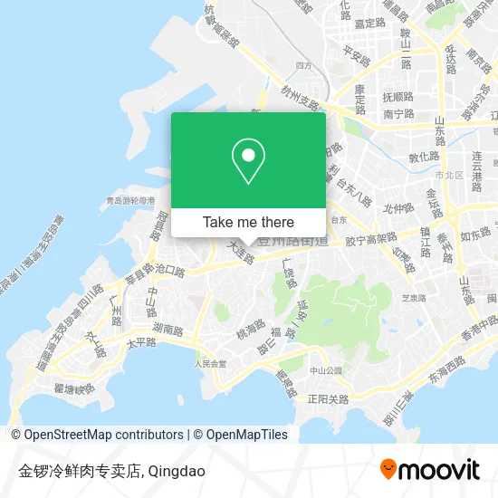 金锣冷鲜肉专卖店 map