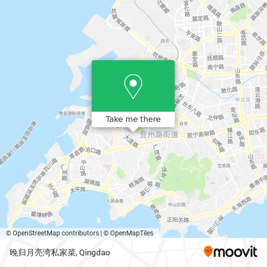 晚归月亮湾私家菜 map
