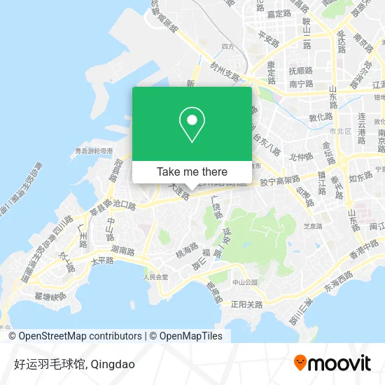 好运羽毛球馆 map