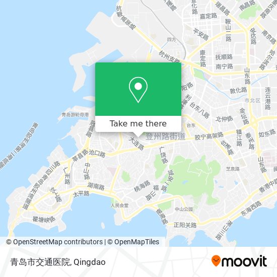 青岛市交通医院 map