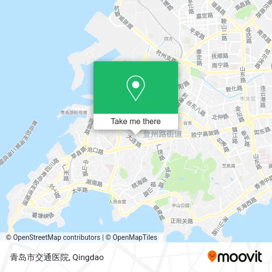 青岛市交通医院 map