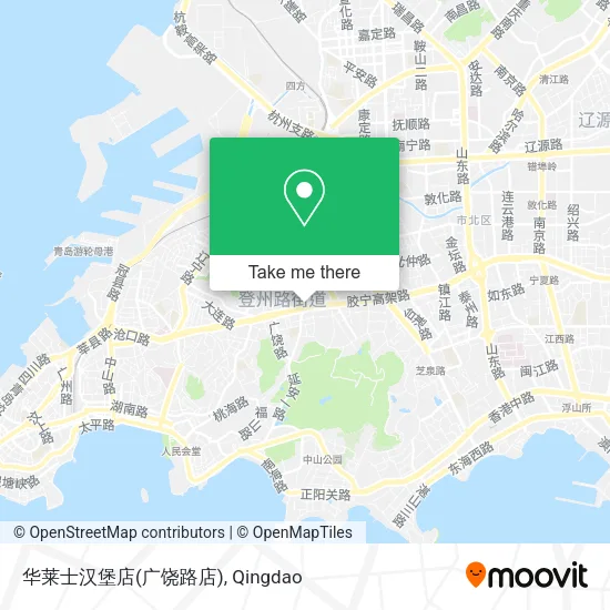 华莱士汉堡店(广饶路店) map