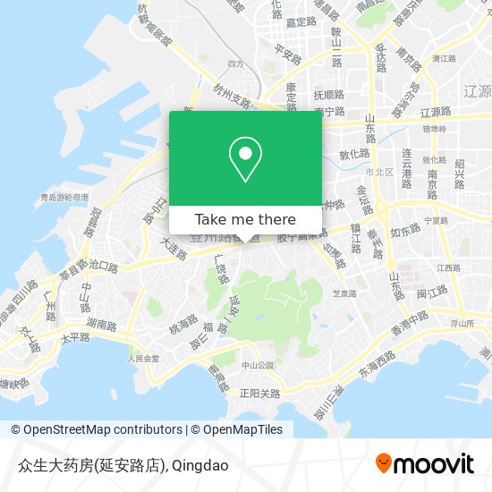 众生大药房(延安路店) map