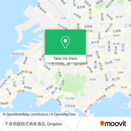 千喜雨庭院式商务酒店 map