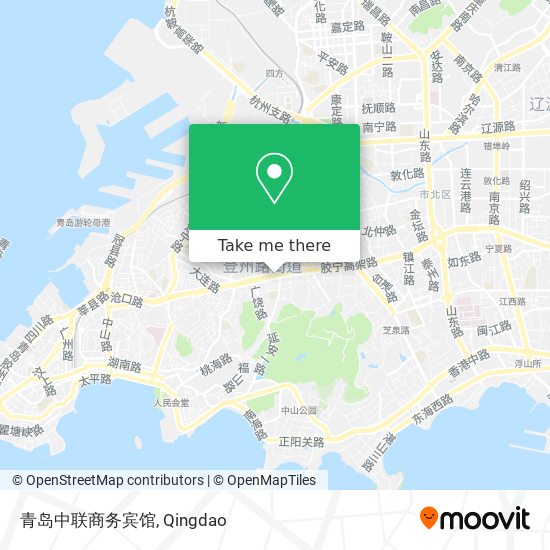 青岛中联商务宾馆 map