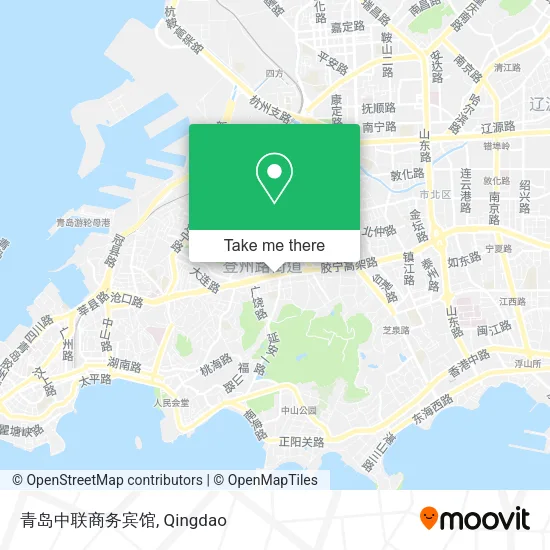 青岛中联商务宾馆 map