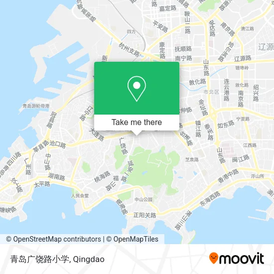 青岛广饶路小学 map