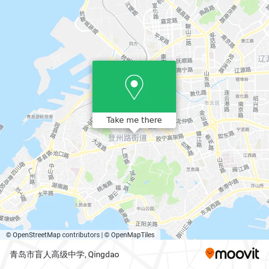 青岛市盲人高级中学 map