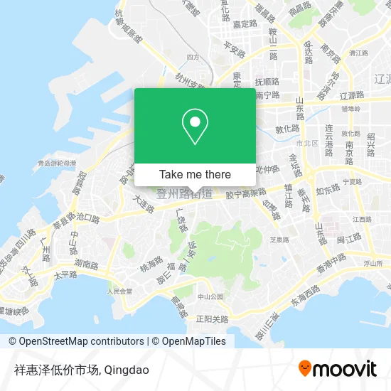 祥惠泽低价市场 map