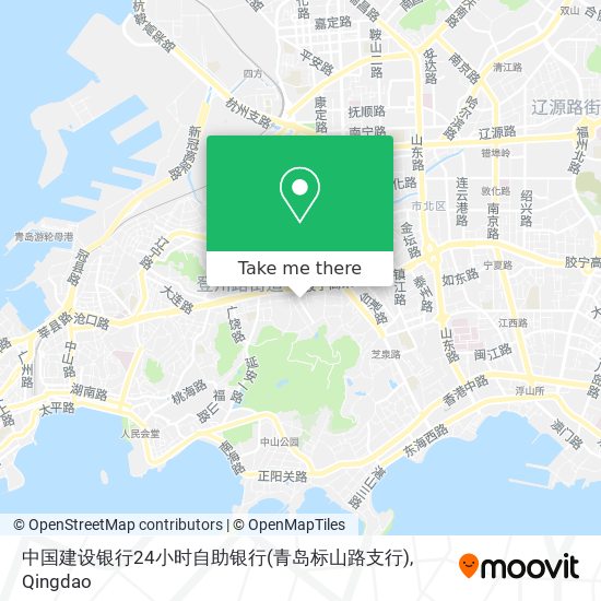 中国建设银行24小时自助银行(青岛标山路支行) map