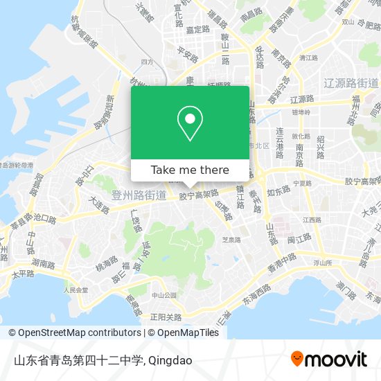 山东省青岛第四十二中学 map