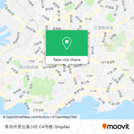 青岛中房云溪小区-C4号楼 map