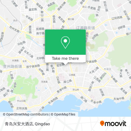 青岛兴安大酒店 map