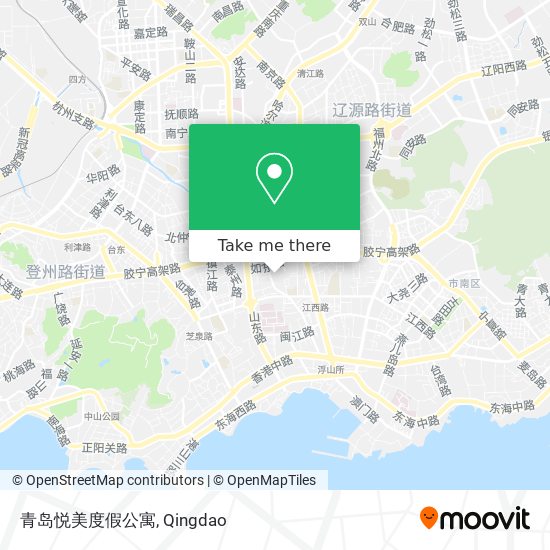 青岛悦美度假公寓 map