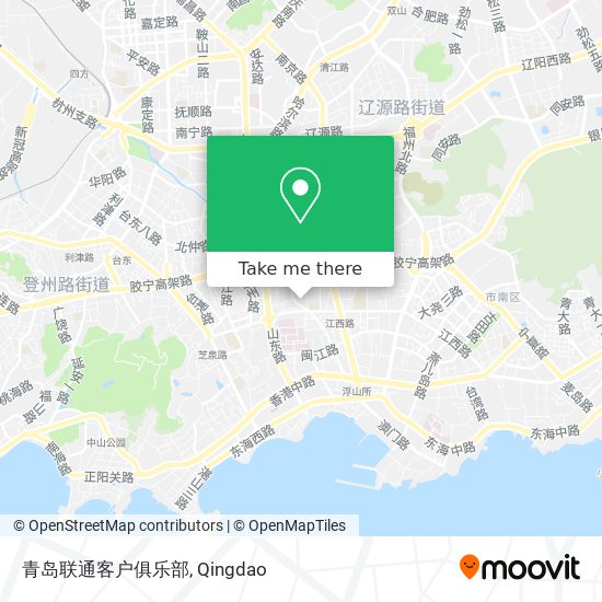 青岛联通客户俱乐部 map