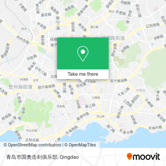 青岛市国奥击剑俱乐部 map