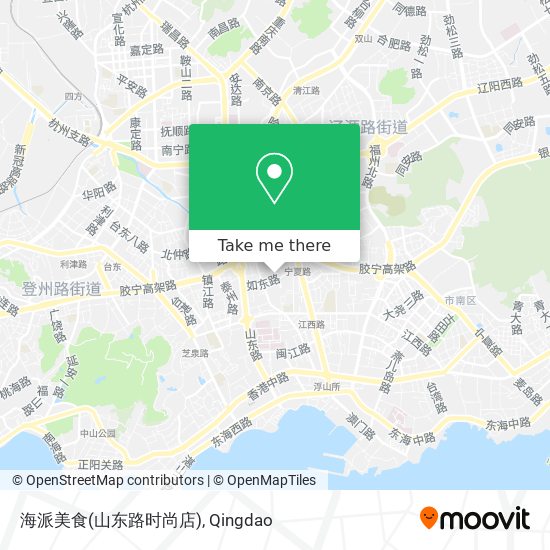 海派美食(山东路时尚店) map