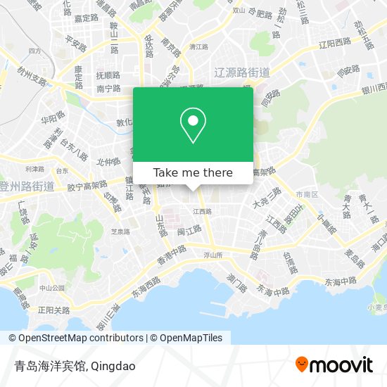 青岛海洋宾馆 map