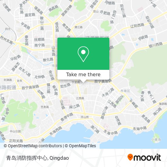 青岛消防指挥中心 map