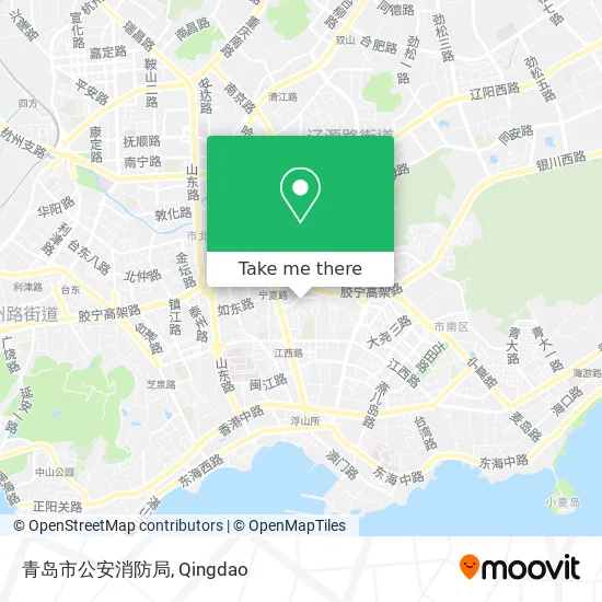 青岛市公安消防局 map