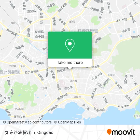 如东路农贸超市 map