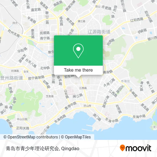 青岛市青少年理论研究会 map