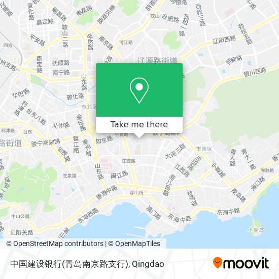 中国建设银行(青岛南京路支行) map