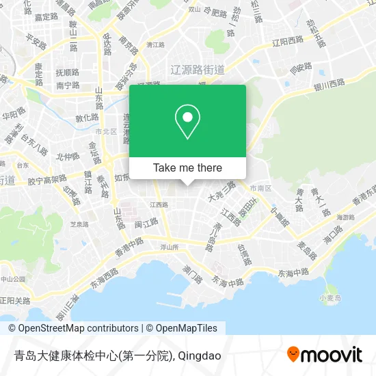青岛大健康体检中心(第一分院) map
