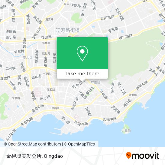 金碧城美发会所 map