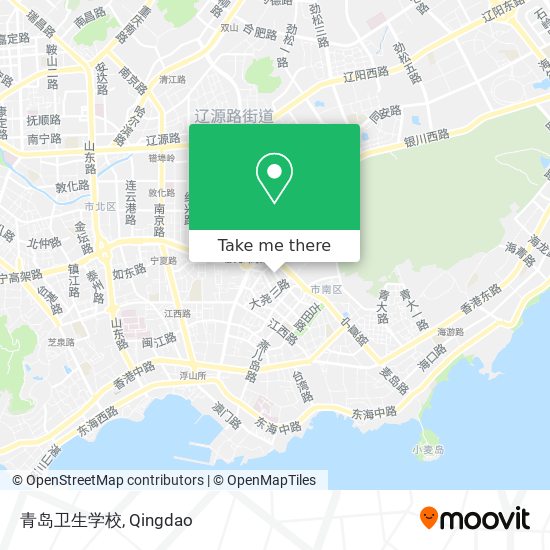 青岛卫生学校 map