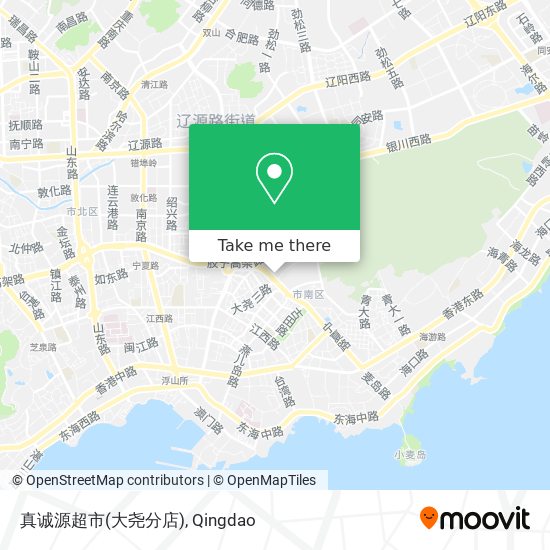 真诚源超市(大尧分店) map