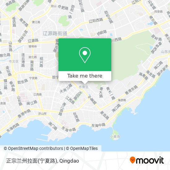 正宗兰州拉面(宁夏路) map