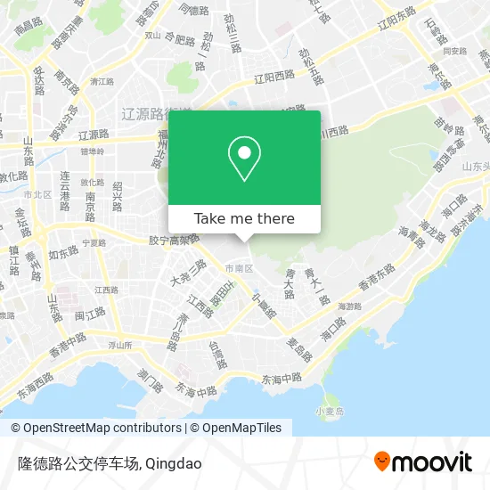 隆德路公交停车场 map